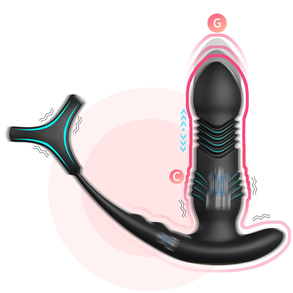 Thrusting Buttplug Cockring