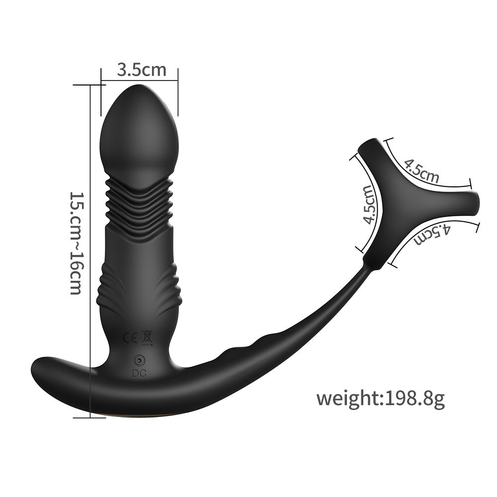 Thrusting Buttplug Cockring