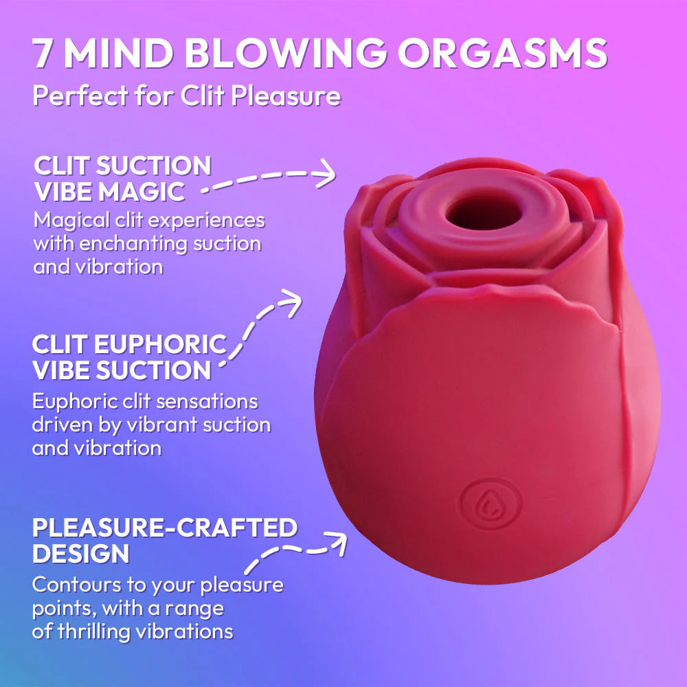 Rose clitoral sucker & vibrator